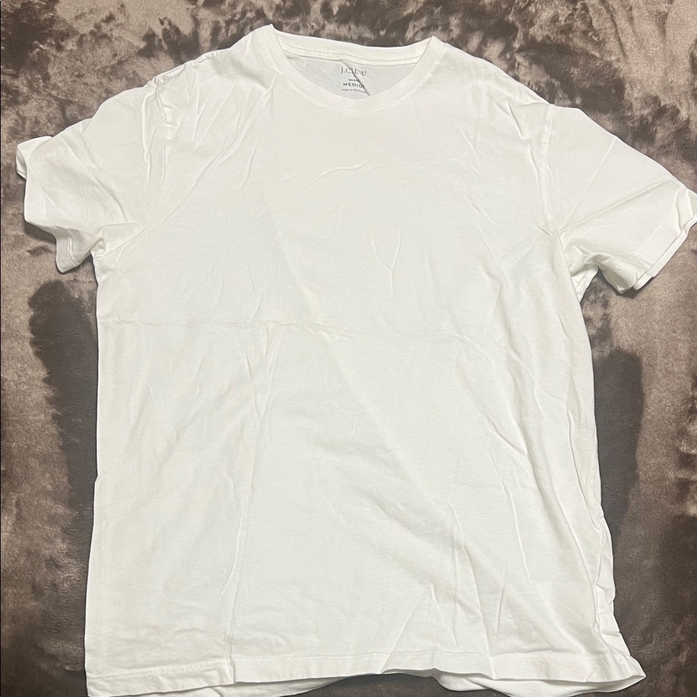 J. Crew Classic White Short Sleeve Tee - Picture 1 of 2